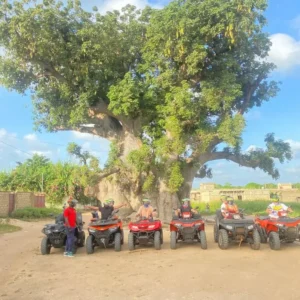 LPack famille location quad Saly balade brousse baobabs Easy Quad
